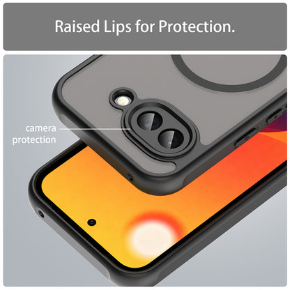 MagSafe Case for Google Pixel 10a, Techsuit, HaloFrost II, Black