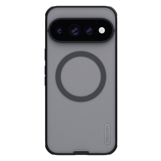 MagSafe tok Google Pixel 11 Pro készülékhez, Nillkin Super Shield Pro, szatén áttetsző fekete