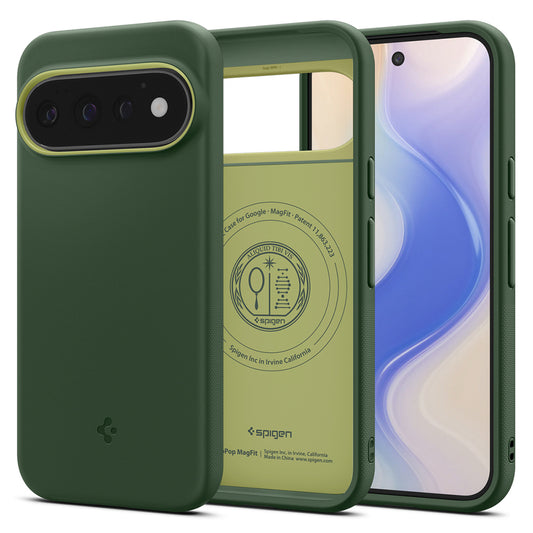 MagSafe tok Google Pixel 11 Pro-hoz, Spigen, Caseology Nano Pop, Zöld ACS11436