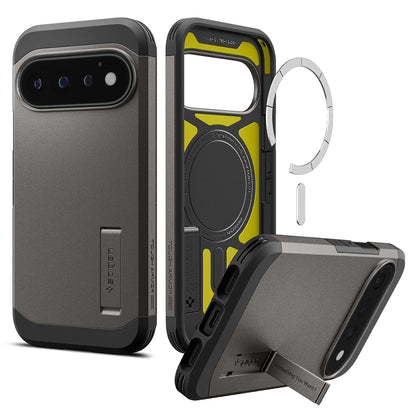 MagSafe tok Google Pixel 11 Pro-hoz, Spigen, Tough Armor, Szürke ACS11860