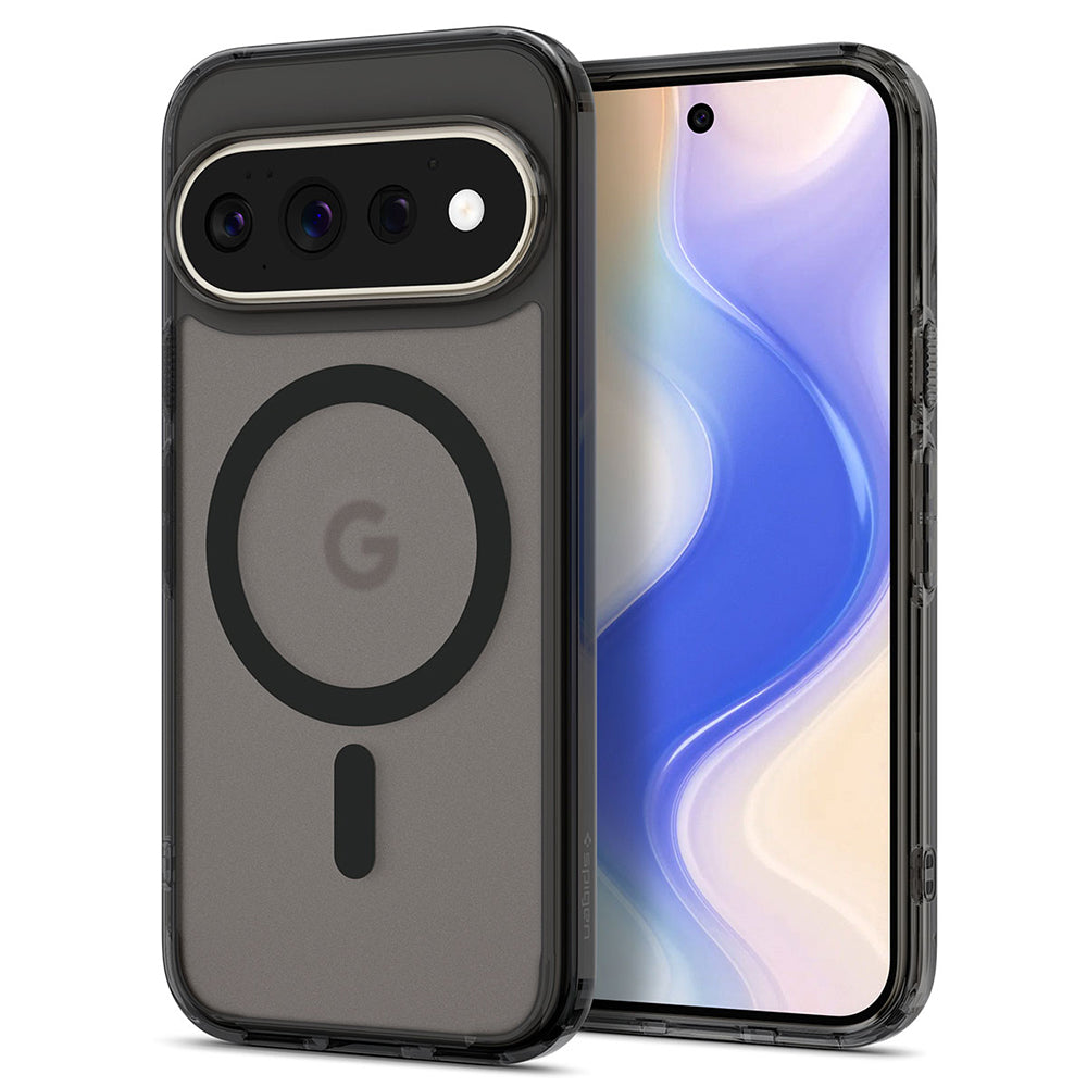 MagSafe tok Google Pixel 11 Pro-hoz, Spigen, Ultra Hybrid, Fekete Szatén ACS11432