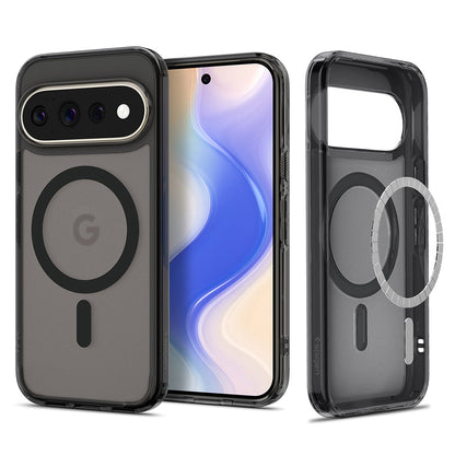 MagSafe tok Google Pixel 11 Pro-hoz, Spigen, Ultra Hybrid, Fekete Szatén ACS11432