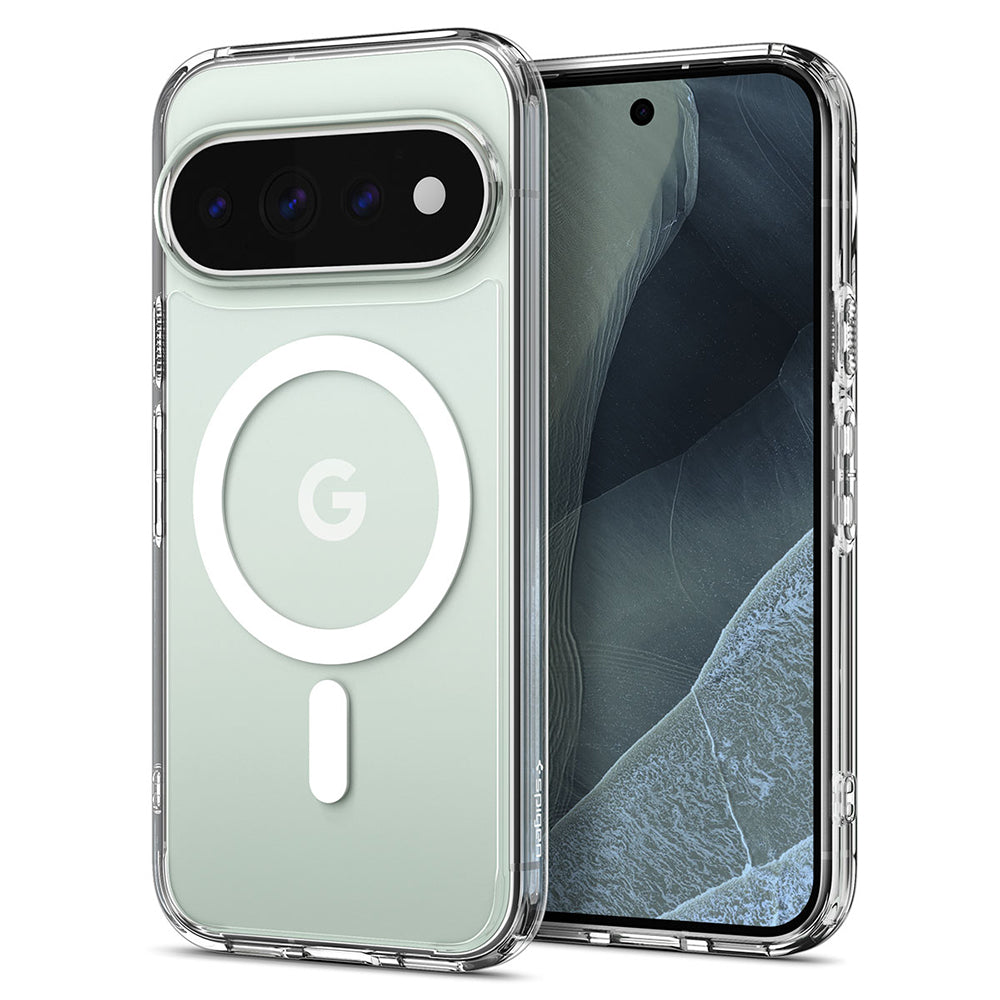 MagSafe tok Google Pixel 11 Pro-hoz, Spigen, Ultra Hybrid, Átlátszó Fehér ACS11431