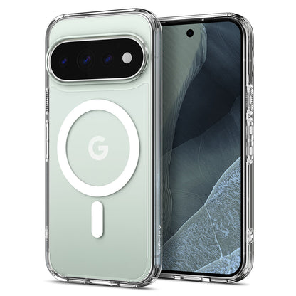 MagSafe tok Google Pixel 11 Pro-hoz, Spigen, Ultra Hybrid, Átlátszó Fehér ACS11431