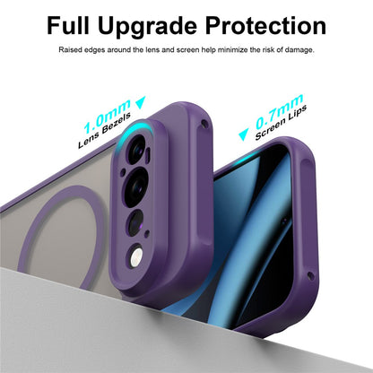 MagSafe Case for Google Pixel 11 Pro, Techsuit, HaloFrost II, Purple