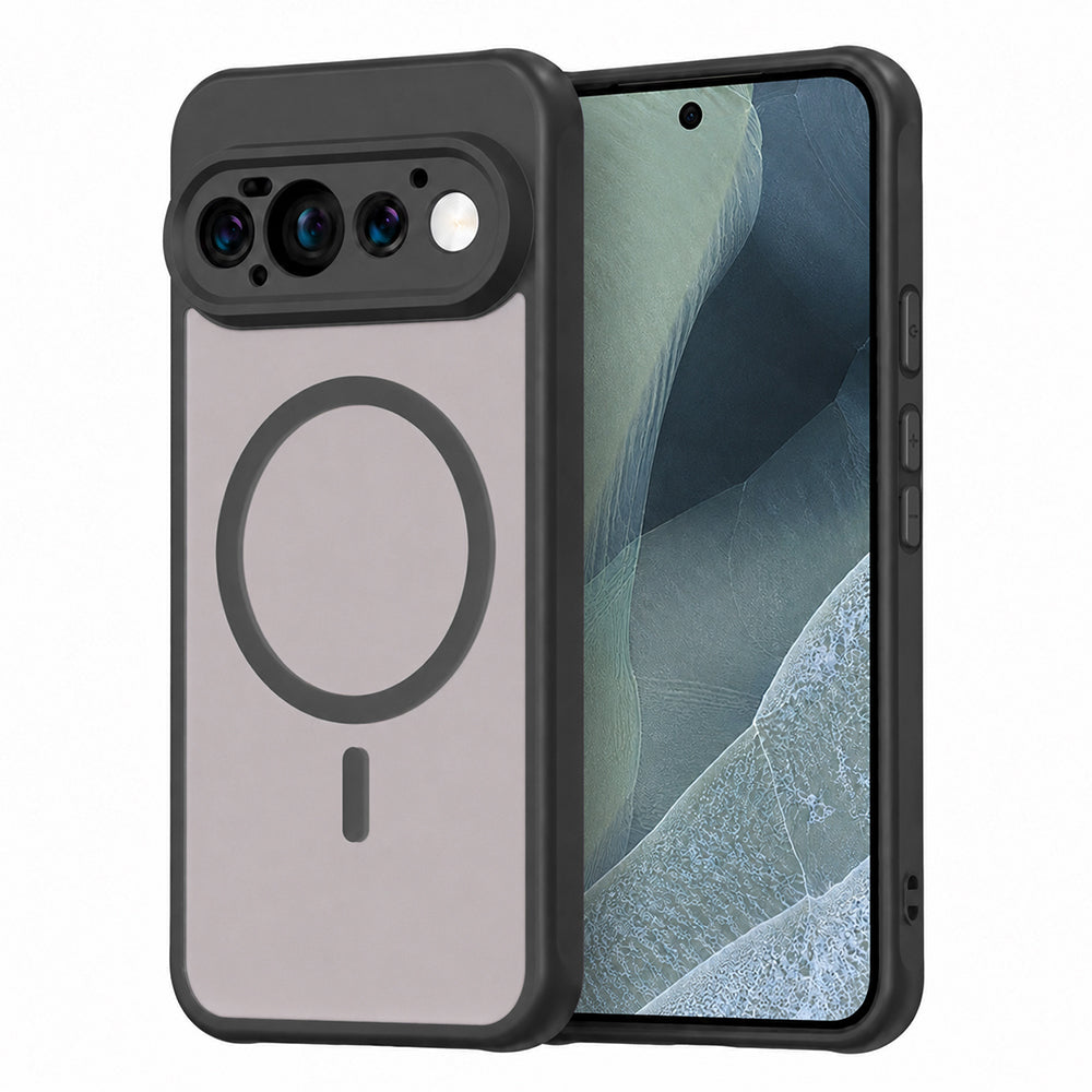 MagSafe Case for Google Pixel 11 Pro, Techsuit, HaloFrost II, Black