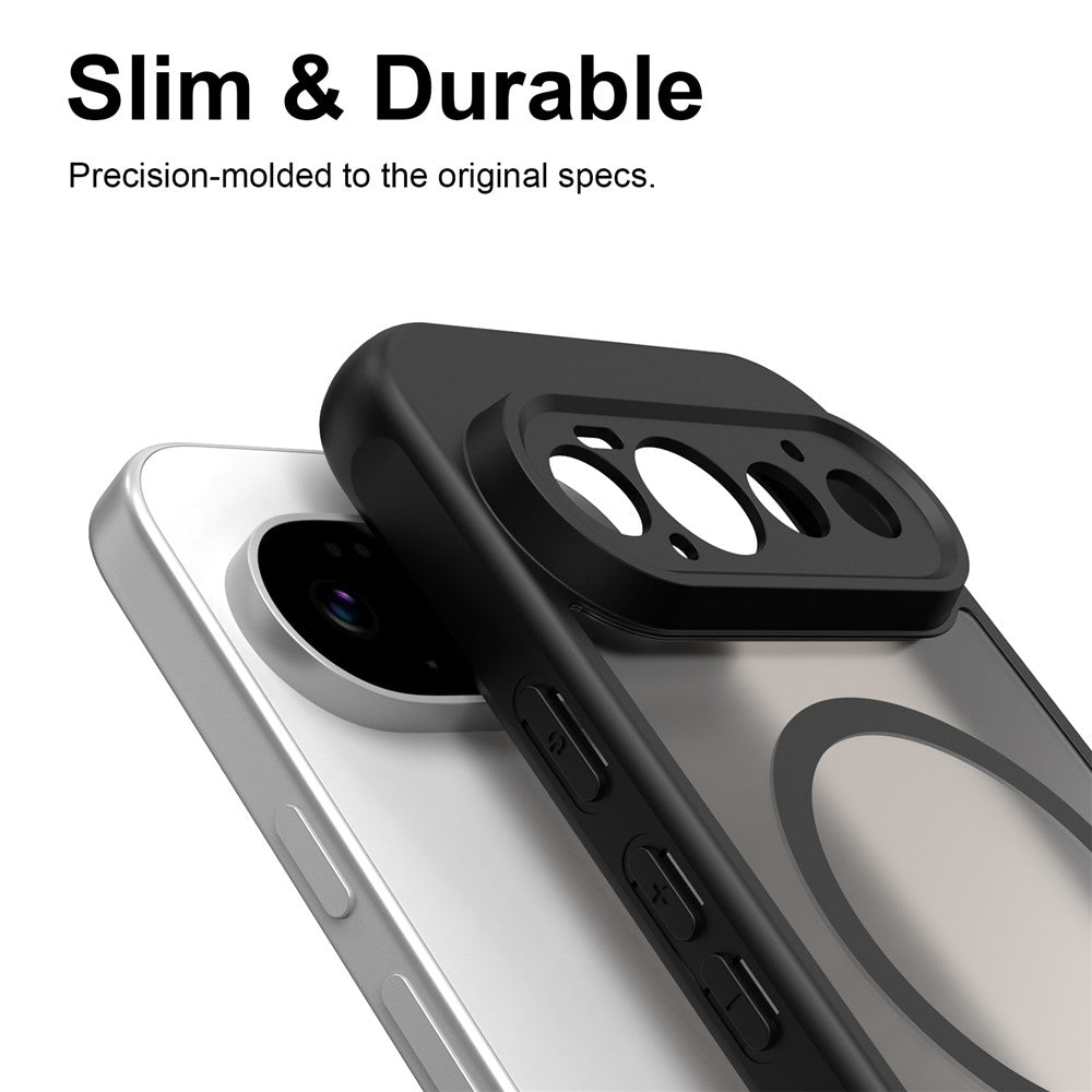 MagSafe Case for Google Pixel 11 Pro, Techsuit, HaloFrost II, Black