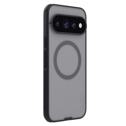 MagSafe Case for Google Pixel 11 Pro XL, Nillkin Super Shield Pro, Satin Transparent Black