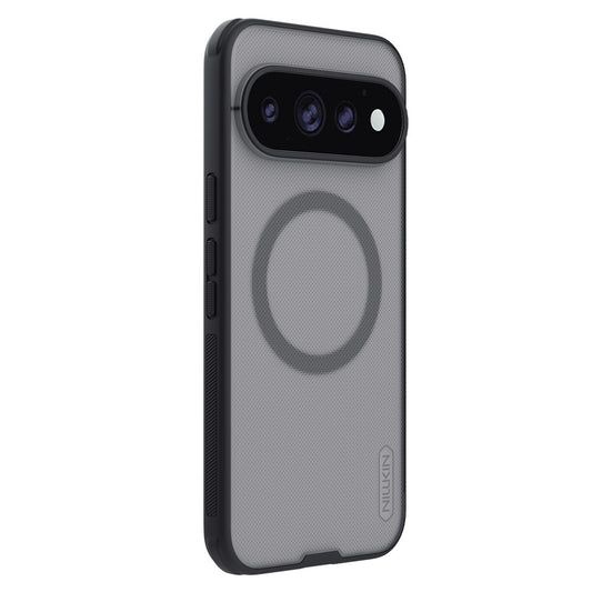 MagSafe tok Google Pixel 11 Pro XL készülékhez, Nillkin Super Shield Pro, fekete, áttetsző, szaténfényű