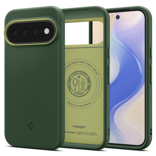 MagSafe tok Google Pixel 11 Pro XL-hez, Spigen, Caseology Nano Pop, Zöld ACS11456