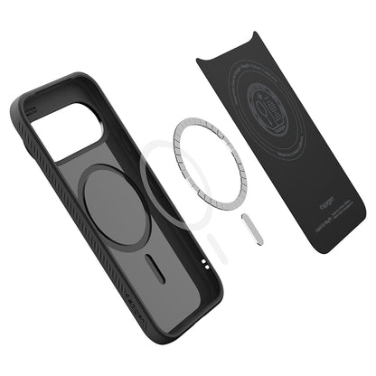 MagSafe tok Google Pixel 11 Pro XL-hez, Spigen, Liquid Air, Matt fekete ACS11449