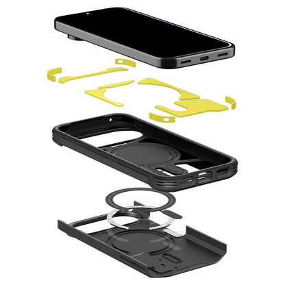 MagSafe tok Google Pixel 11 Pro XL-hez, Spigen, Tough Armor, Fekete ACS11453