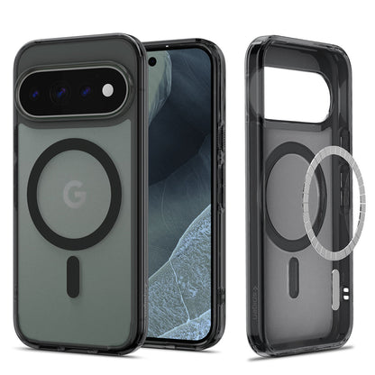 MagSafe tok Google Pixel 11 Pro XL-hez, Spigen, Ultra Hybrid, Fekete Szatén ACS11452