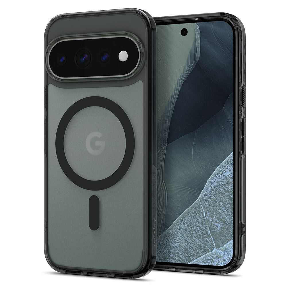 MagSafe tok Google Pixel 11 Pro XL-hez, Spigen, Ultra Hybrid, Fekete Szatén ACS11452