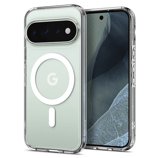 MagSafe tok Google Pixel 11 Pro XL-hez, Spigen, Ultra Hybrid, Átlátszó Fehér ACS11451