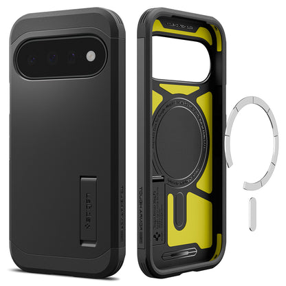 MagSafe tok Google Pixel 11-hez, Spigen, Tough Armor, Fekete ACS11443