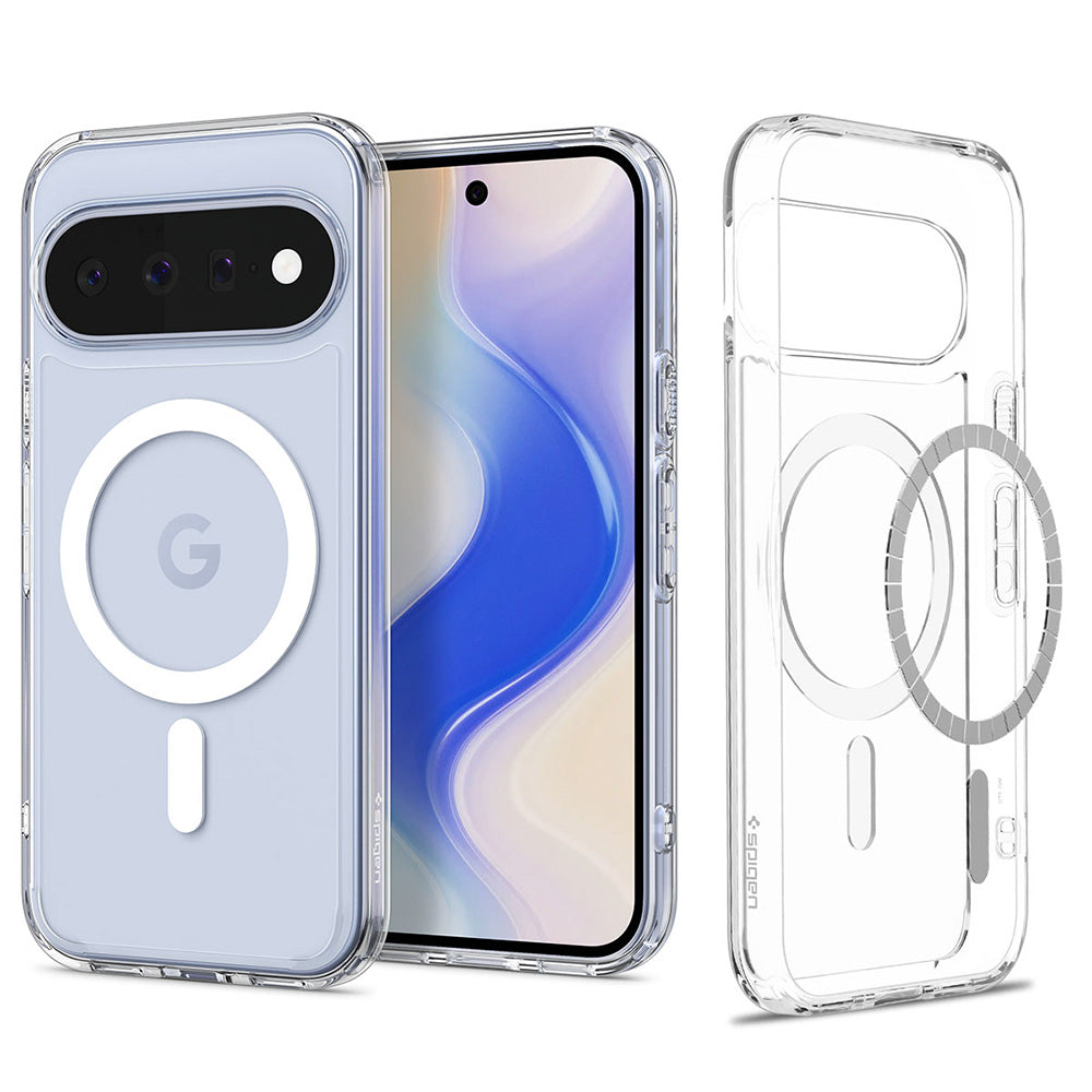 MagSafe tok Google Pixel 11-hez, Spigen, Ultra Hybrid, Átlátszó Fehér ACS11441