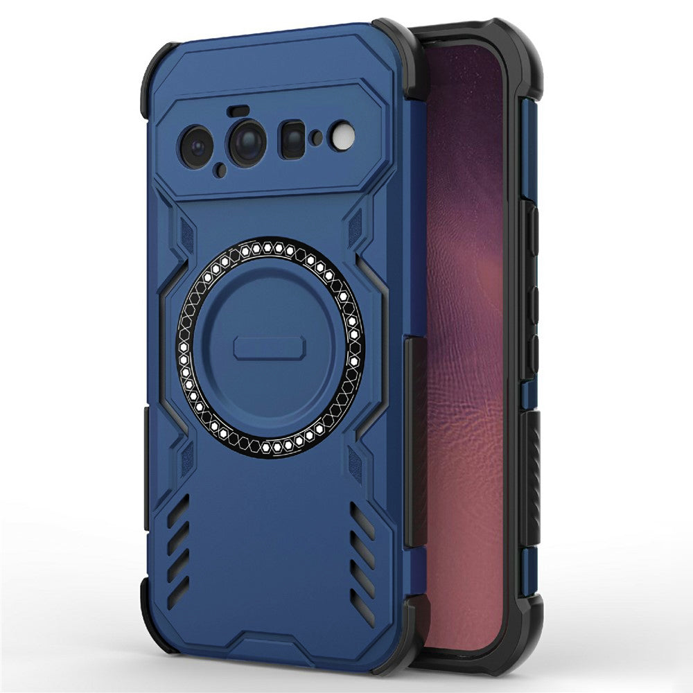 MagSafe Case for Google Pixel 11, Techsuit, ArmorMag, Blue