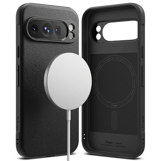 MagSafe tok Google Pixel 9 Pro-hoz, Ringke, Onyx, Fekete