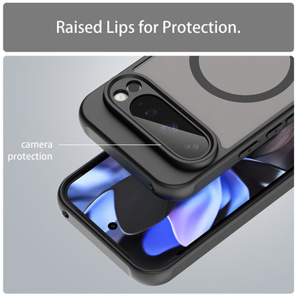 MagSafe tok Google Pixel 9 Pro-hoz, Techsuit, HaloFrost II, Fekete