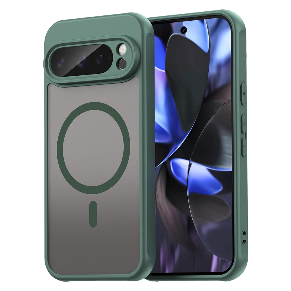 MagSafe tok Google Pixel 9 Pro-hoz, Techsuit, HaloFrost II, Zöld