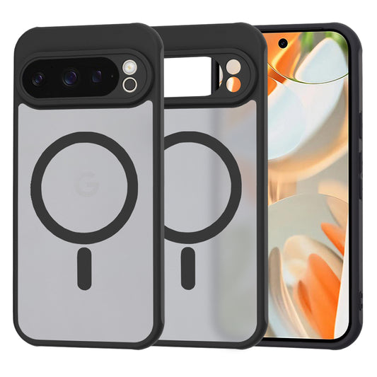 MagSafe tok Google Pixel 9 Pro-hoz, Techsuit, HaloFrost, Fekete