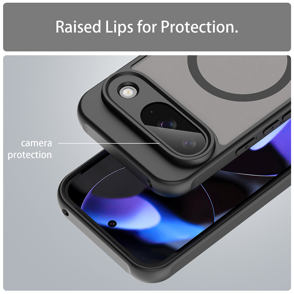 MagSafe tok Google Pixel 9-hez, Techsuit, HaloFrost II, Fekete