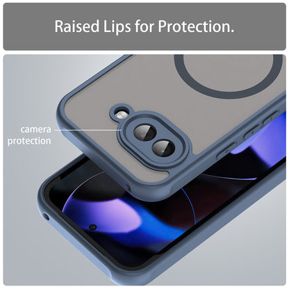 MagSafe tok Google Pixel 9a-hoz, Techsuit, HaloFrost II, Tengerészkék
