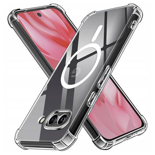 MagSafe tok Google Pixel 9a-hoz, Techsuit, ütésálló, átlátszó