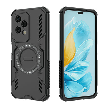 MagSafe tok Honor 200 Lite-hez, Techsuit, ArmorMag, Fekete