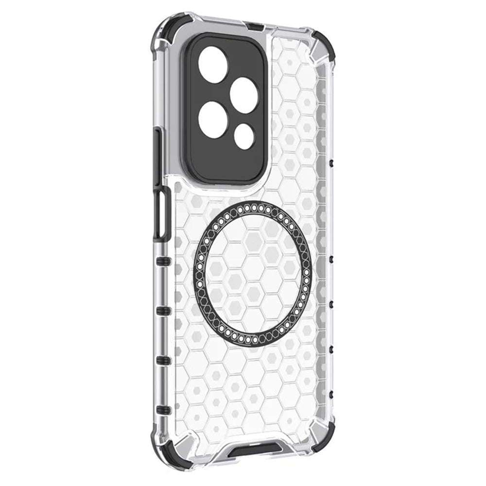 MagSafe tok Honor 200 Lite-hez, Techsuit, HoneyComb Shield, Fehér