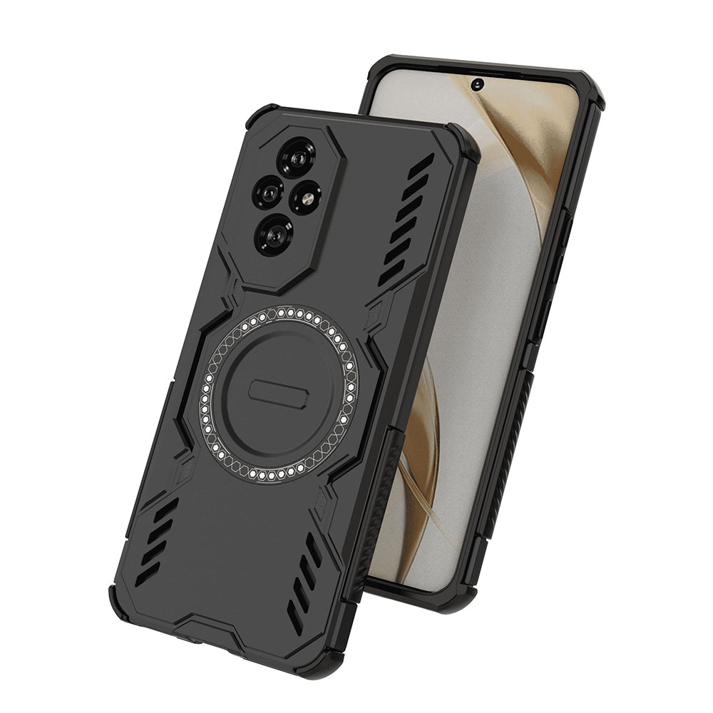 MagSafe tok Honor 200-hoz, Techsuit, ArmorMag, Fekete