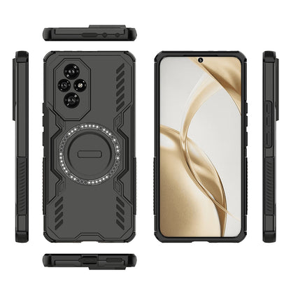 MagSafe tok Honor 200-hoz, Techsuit, ArmorMag, Fekete
