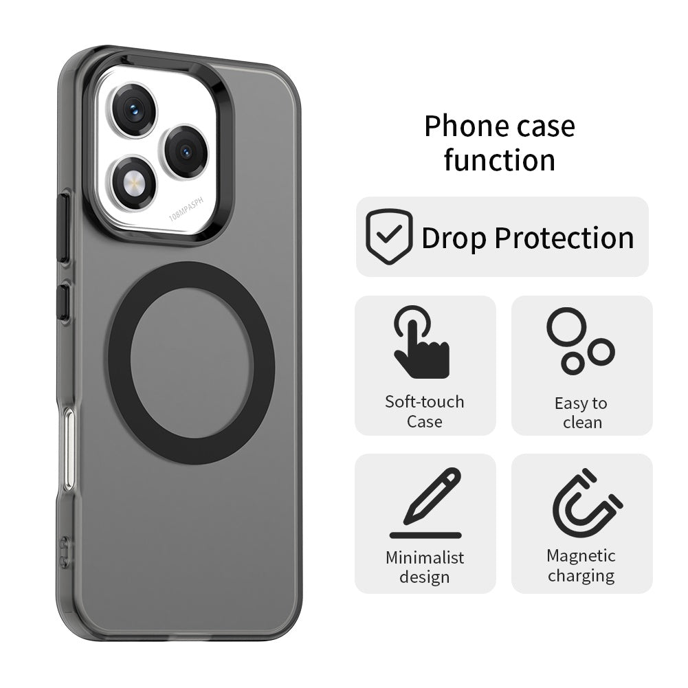 MagSafe tok Honor 400 Lite-hez, Techsuit, CandyCase, Fekete