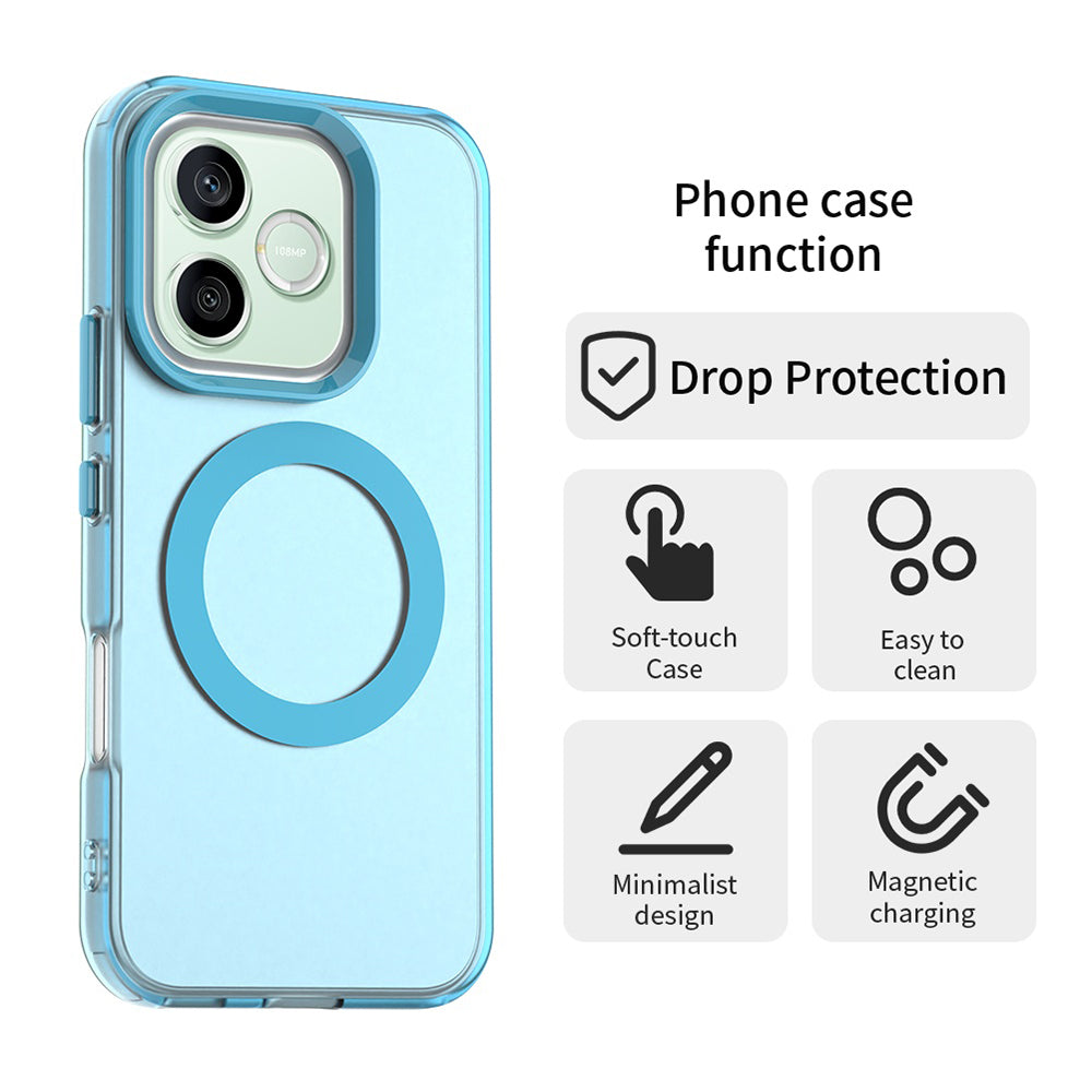 MagSafe tok Honor 600 Lite-hez, Techsuit, CandyCase, Kék