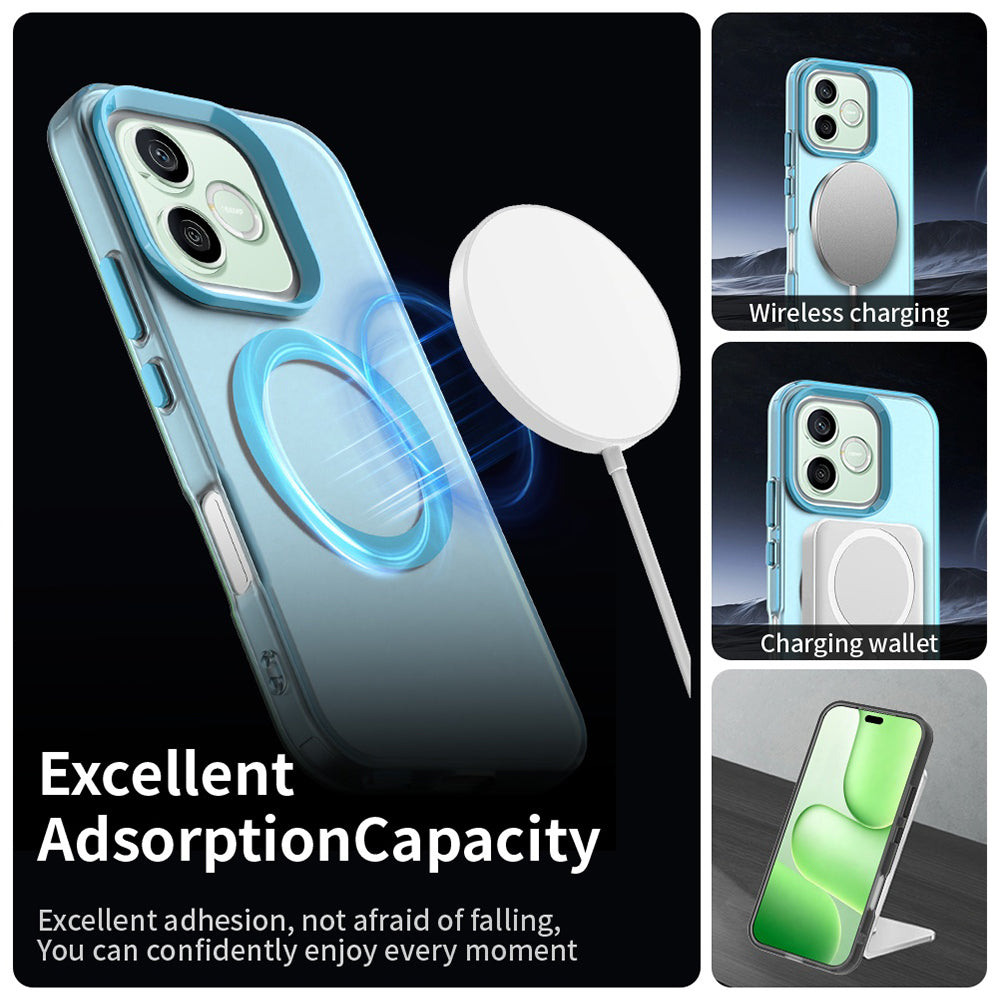 MagSafe tok Honor 600 Lite-hez, Techsuit, CandyCase, Kék