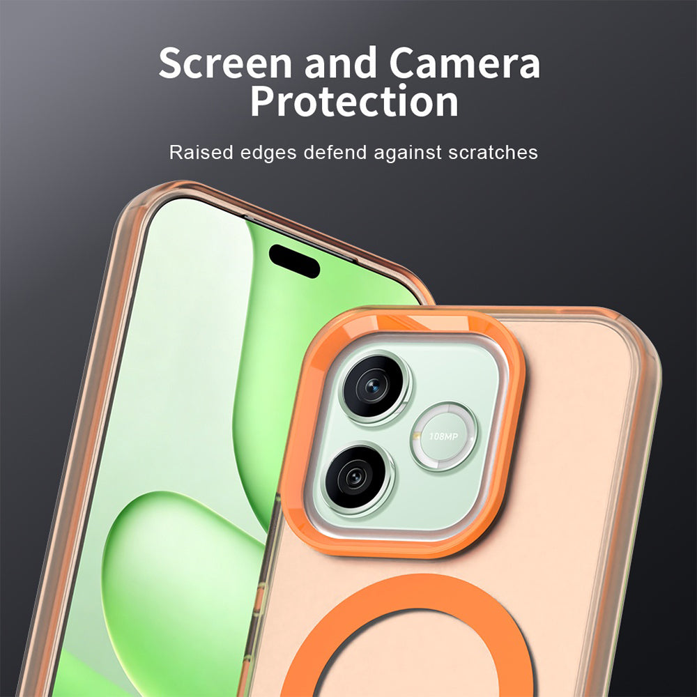 MagSafe tok Honor 600 Lite-hez, Techsuit, CandyCase, Narancssárga
