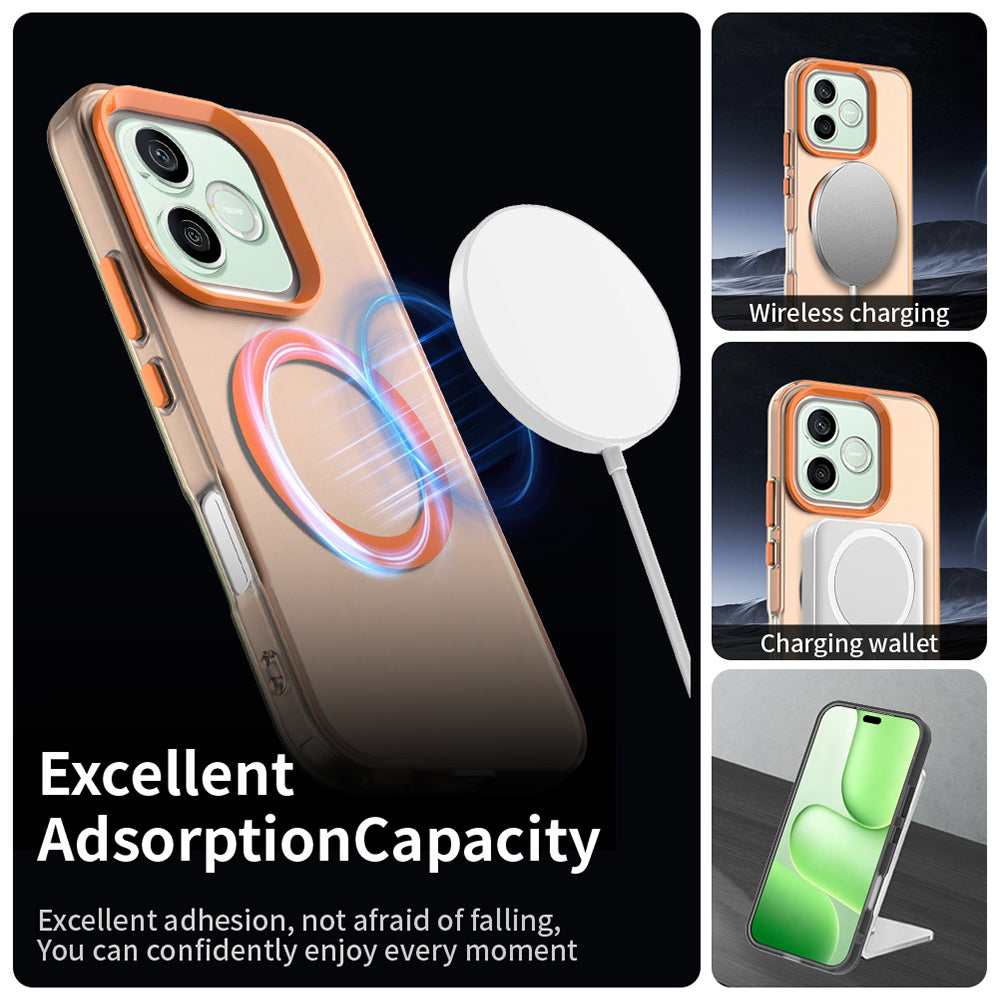 MagSafe tok Honor 600 Lite-hez, Techsuit, CandyCase, Narancssárga
