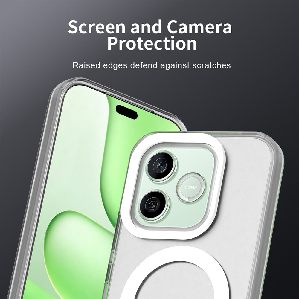 MagSafe tok Honor 600 Pro / 600-hoz, Techsuit, CandyCase, Fehér