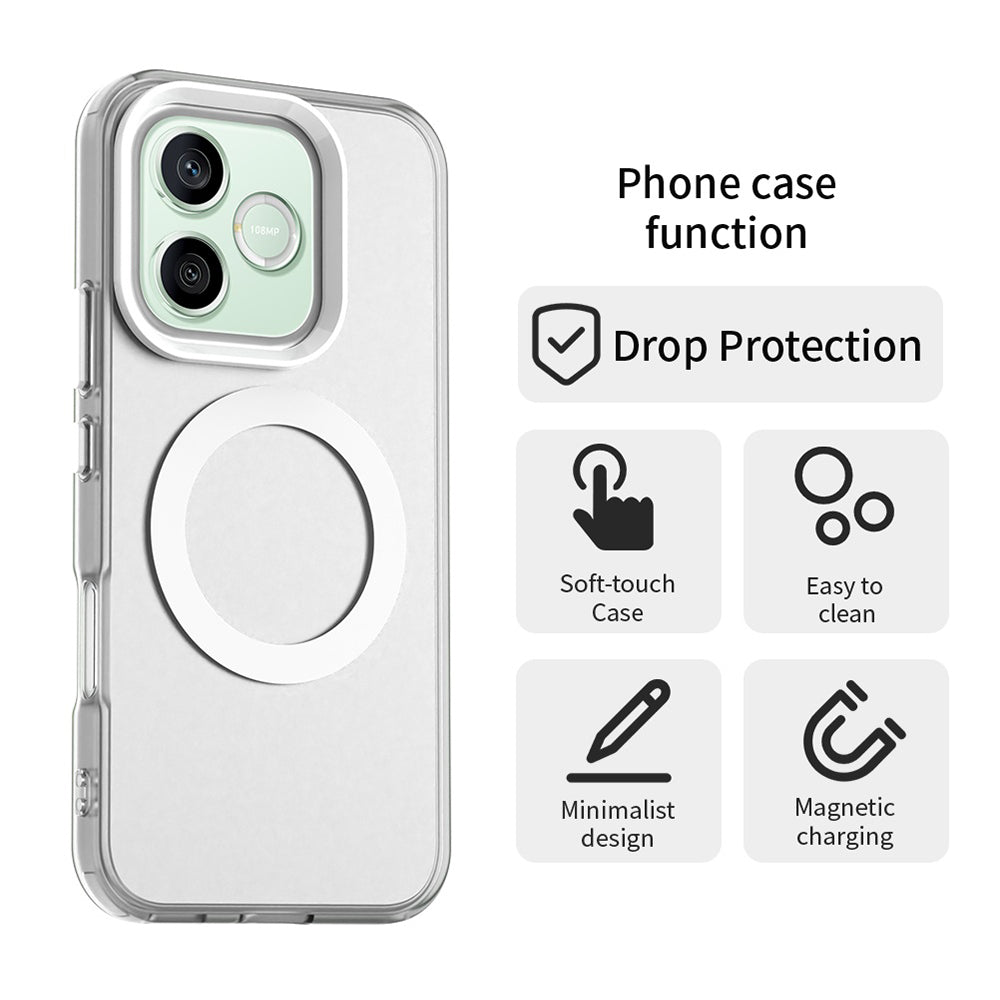 MagSafe tok Honor 600 Pro / 600-hoz, Techsuit, CandyCase, Fehér
