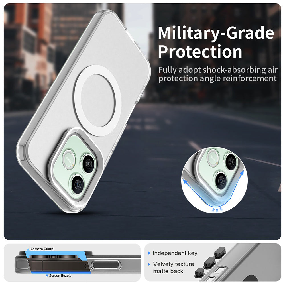 MagSafe tok Honor 600 Pro / 600-hoz, Techsuit, CandyCase, Fehér