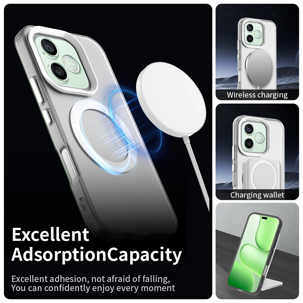 MagSafe tok Honor 600 Pro / 600-hoz, Techsuit, CandyCase, Fehér