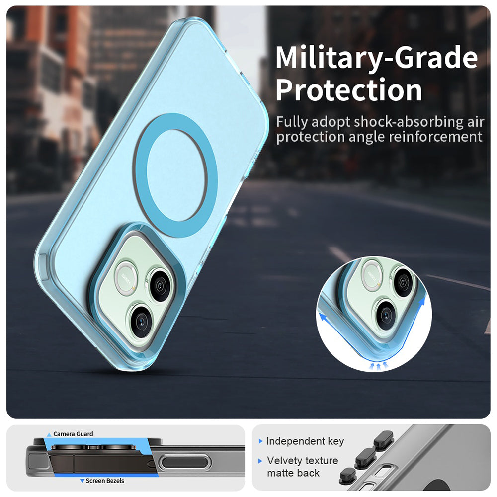 MagSafe tok Honor 600 Pro / 600-hoz, Techsuit, CandyCase, Kék