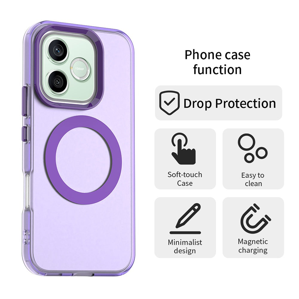 MagSafe tok Honor 600 Pro / 600-hoz, Techsuit, CandyCase, Lila