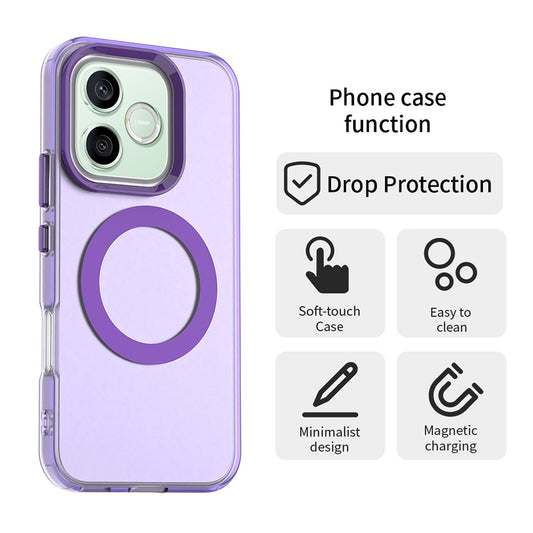 MagSafe Case for Honor 600 Pro / 600, Techsuit, CandyCase, Purple