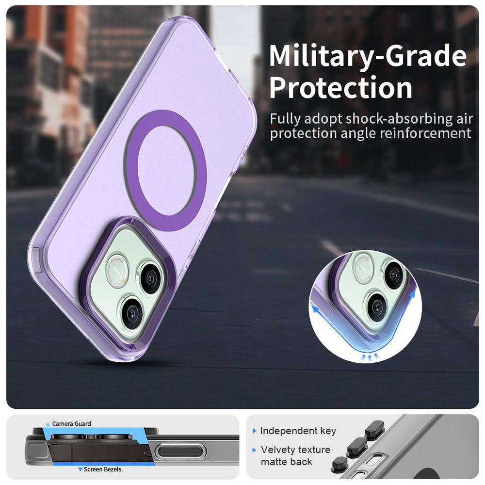 MagSafe tok Honor 600 Pro / 600-hoz, Techsuit, CandyCase, Lila