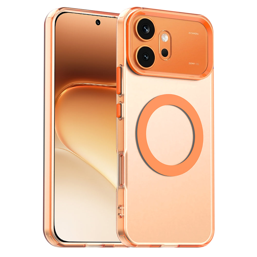 MagSafe tok Honor 600 Pro / 600-hoz, Techsuit, CandyCase, Narancssárga