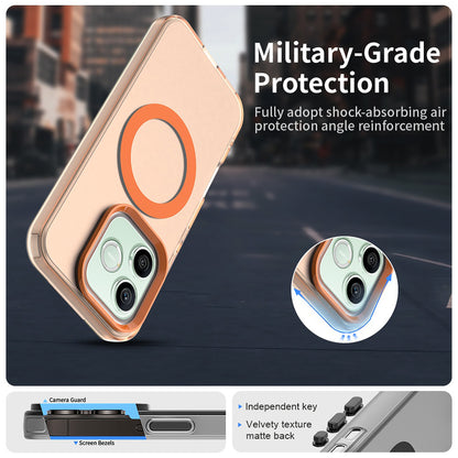MagSafe tok Honor 600 Pro / 600-hoz, Techsuit, CandyCase, Narancssárga
