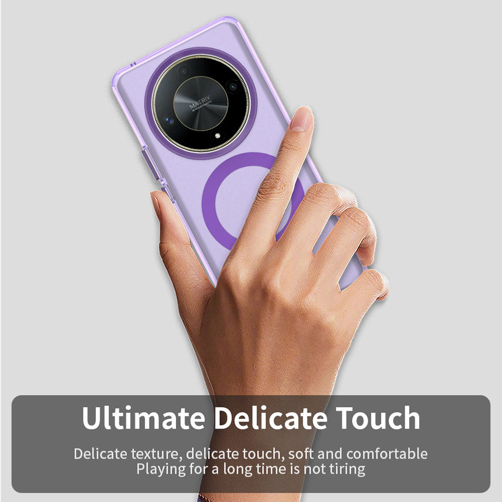MagSafe tok Honor Magic6 Lite-hez, Techsuit, CandyCase, Lila