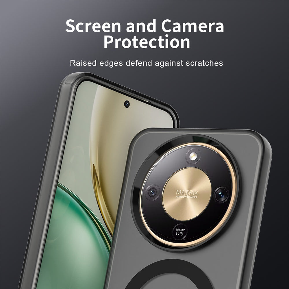 MagSafe tok Honor Magic8 Lite-hoz, Techsuit, CandyCase, Fekete